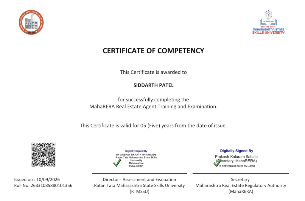 siddarth mahareracertificate web